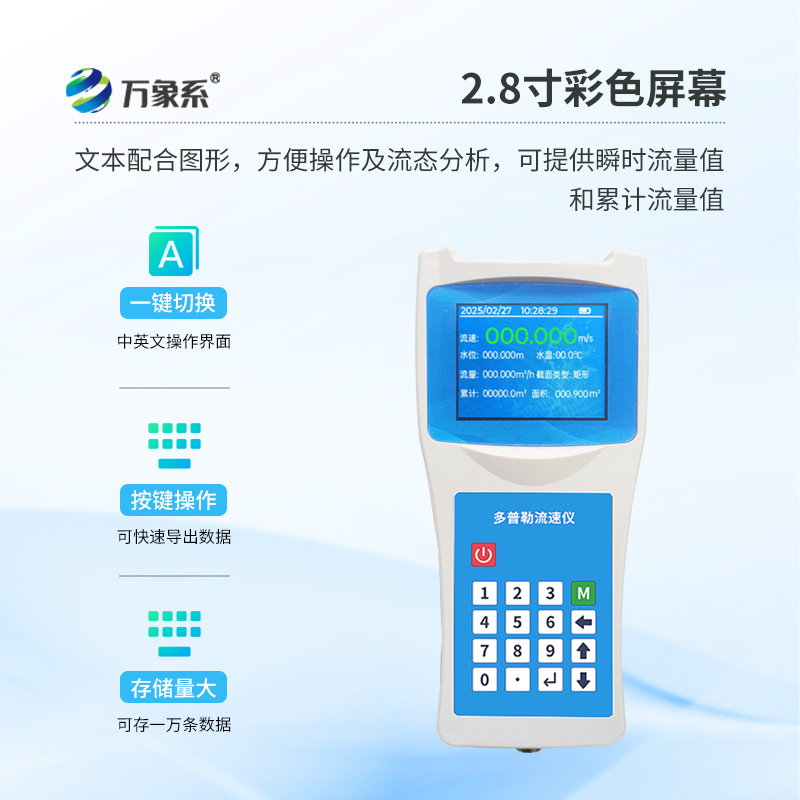 流速流量测量的好帮手,超声波多普勒流速仪!